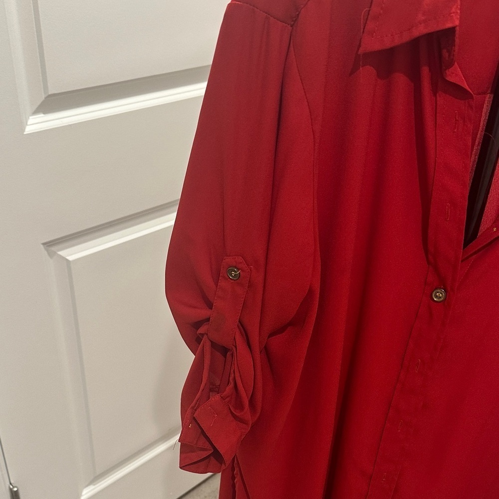 Mileage Elegant Red High Low Dress BNWOTs - Picture 2 of 4